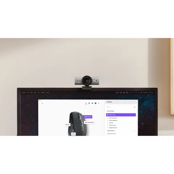 Logitech MX Brio 4K Webcam - 960-001559 - Graphite, 4K UHD, 90° FOV, USB-C — image 5