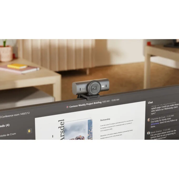 Logitech MX Brio 705 Business - 960-001530 - 4K 60fps Webcam, Autofocus, Privacy Shutter, Graphite — image 3