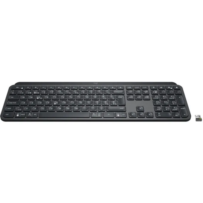 Logitech MX Keys for Business - Graphite - Wireless Bluetooth & 2.4GHz, Full-size Backlit Keyboard — image 6