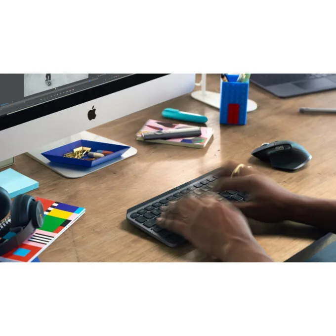 Logitech MX Keys Mini - Dark Grey - Compact Wireless Illuminated Keyboard — image 10