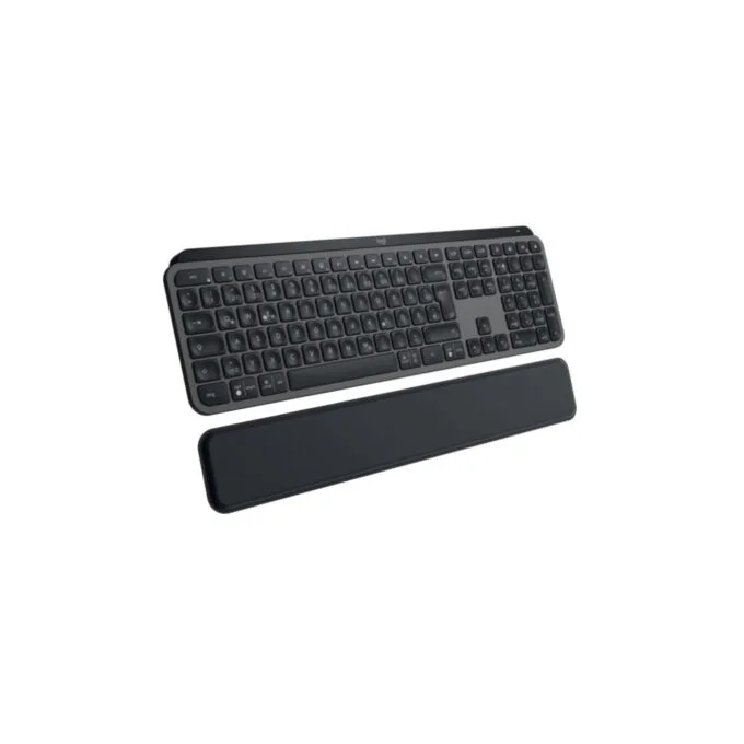 Logitech MX Keys S Wireless Keyboard + MX Palm Rest - 920-011567 - Graphite, German QWERTZ, Bluetooth & 2.4GHz — image 3