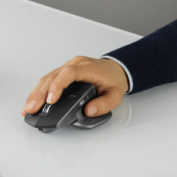 Logitech MX Master 2S - MX Master 2S - Graphite, Wireless Ergonomic Mouse, Bluetooth & 2.4 GHz — image 4