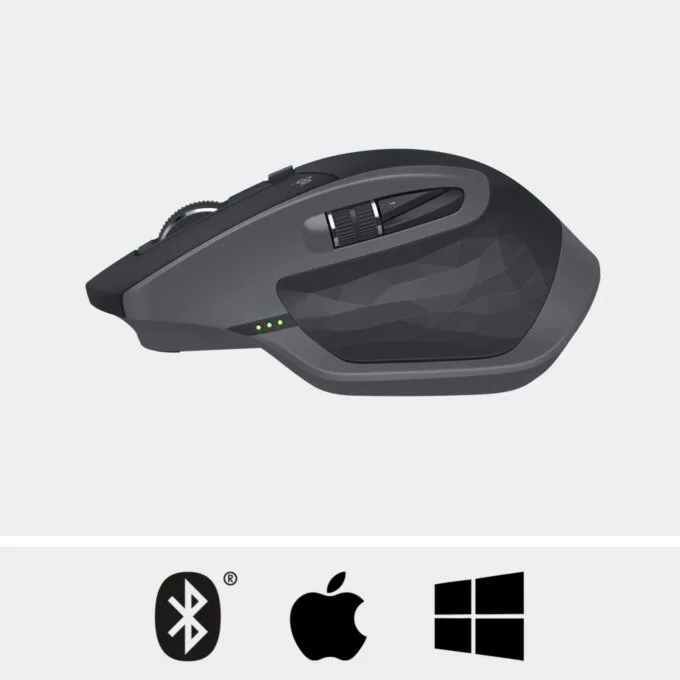 Logitech MX Master 2S - MX Master 2S - Graphite, Wireless Ergonomic Mouse, Bluetooth & 2.4 GHz — image 6