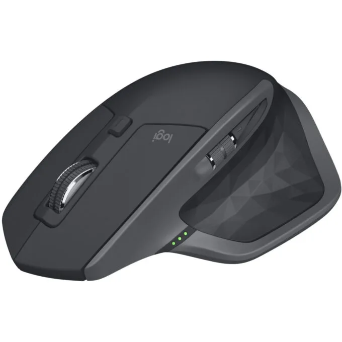 Logitech MX Master 2S - RF Wireless & Bluetooth Mouse - Graphite, Right-Hand, 1000 DPI — image 1