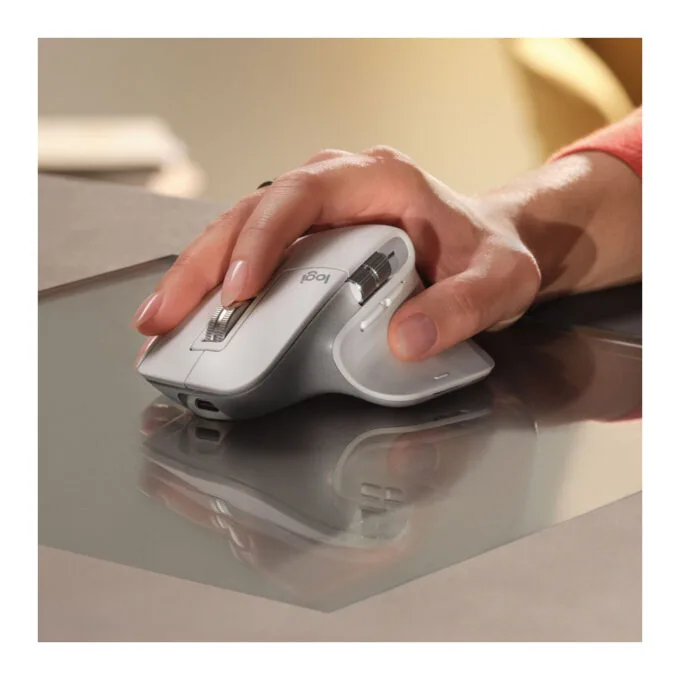 Logitech MX Master 3S - 910-006559 - Wireless Ergonomic Right-Hand Mouse, Graphite, 8000 DPI — image 2