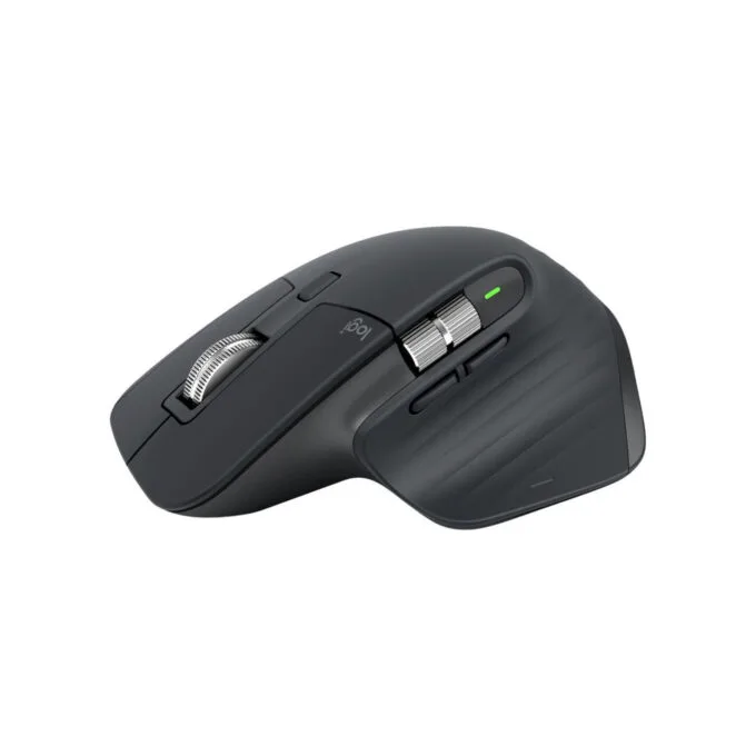 Logitech MX Master 3S - 910-006559 - Wireless Ergonomic Right-Hand Mouse, Graphite, 8000 DPI — image 1