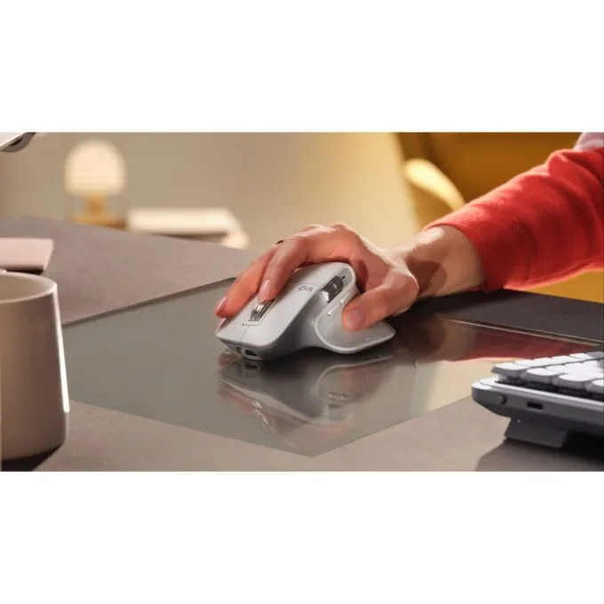 Logitech MX Master 3S for Mac - MX Master 3S - Right-hand, Bluetooth, 8000 DPI, 2.4 GHz, Grey — image 8