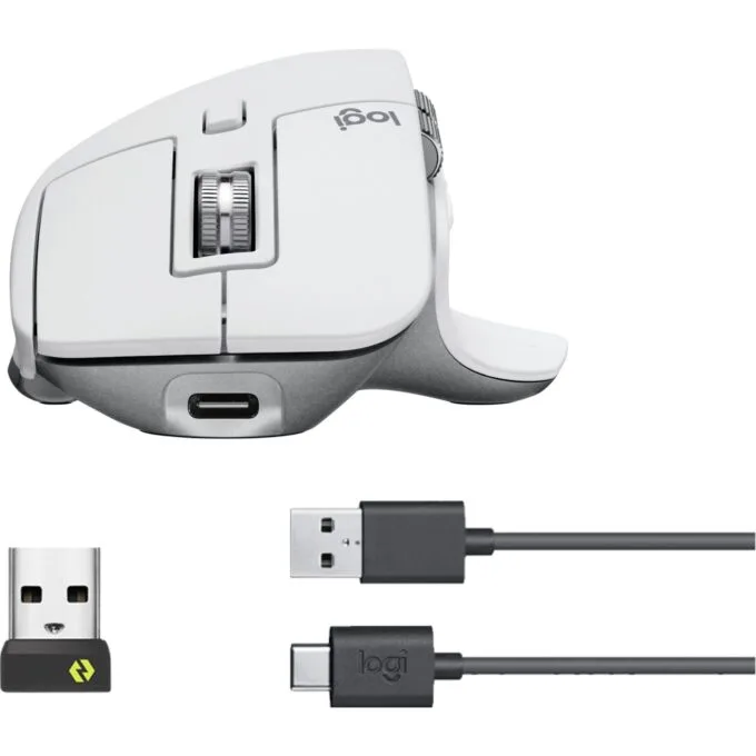 Logitech MX Master 3S Pale Grey - 8K DPI Ergonomic Mouse 910-006558 — image 10
