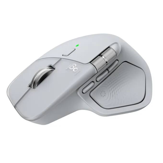 Logitech MX Master 4 Mouse - 910-007563 - Wireless Pale Gray — image 2