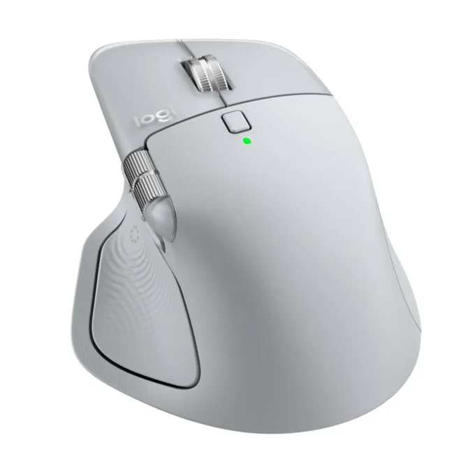 Logitech MX Master 4 Mouse - 910-007563 - Wireless Pale Gray — image 5