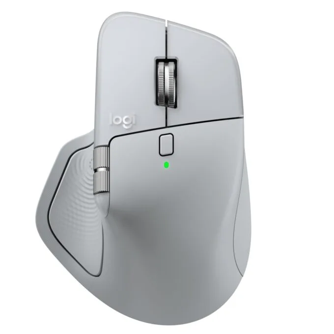 Logitech MX Master 4 Mouse - 910-007563 - Wireless Pale Gray — image 6