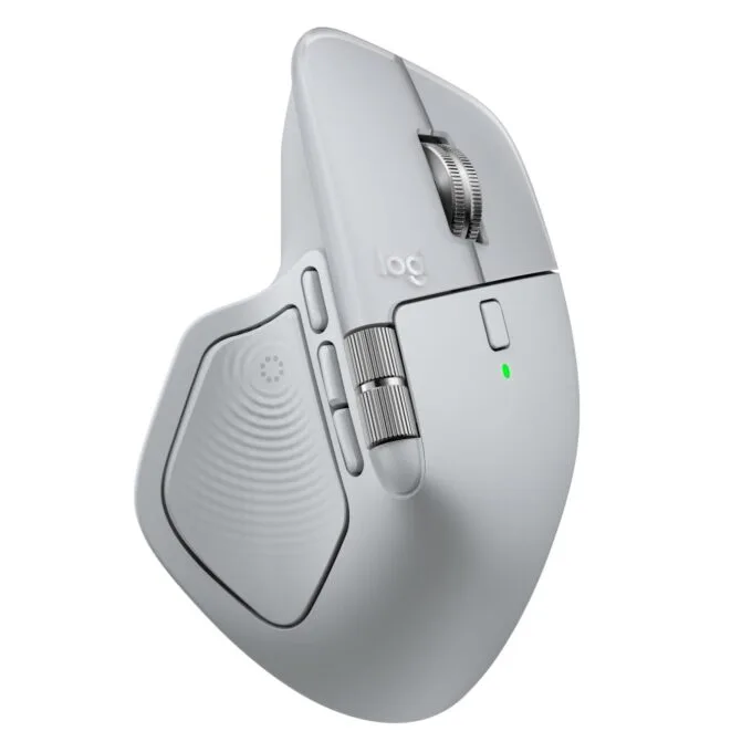 Logitech MX Master 4 Mouse - 910-007563 - Wireless Pale Gray — image 1