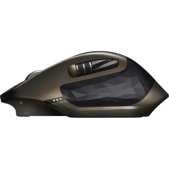 Logitech MX Master Wireless Mouse - Right-Hand Ergonomic - Black/Bronze, RF + Bluetooth, 1000 DPI — image 2