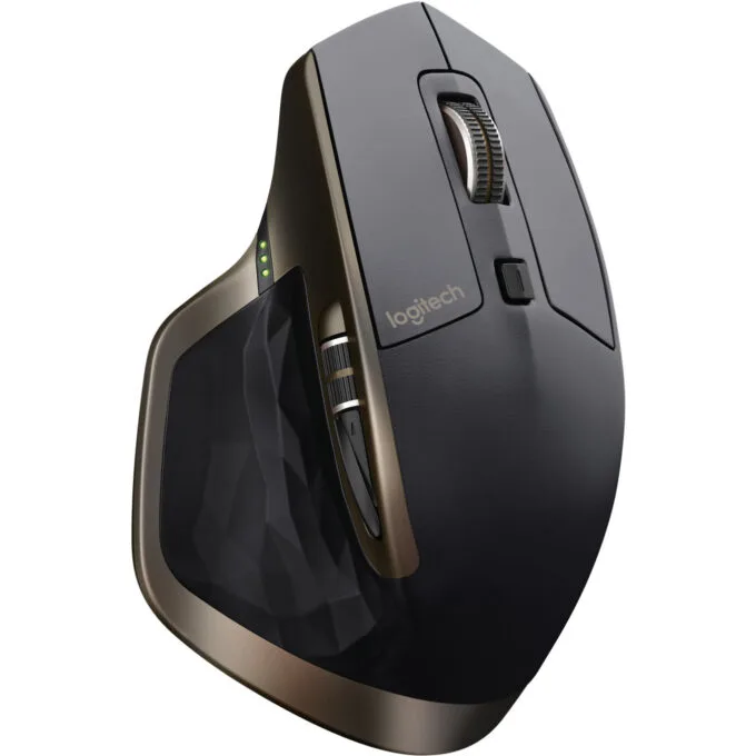 Logitech MX Master Wireless Mouse - Right-Hand Ergonomic - Black/Bronze, RF + Bluetooth, 1000 DPI — image 11