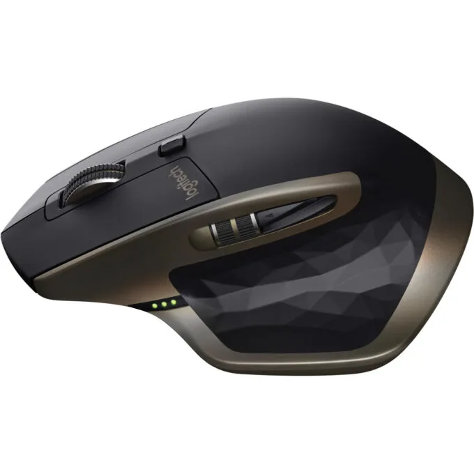 Logitech MX Master Wireless Mouse - Right-Hand Ergonomic - Black/Bronze, RF + Bluetooth, 1000 DPI — image 12