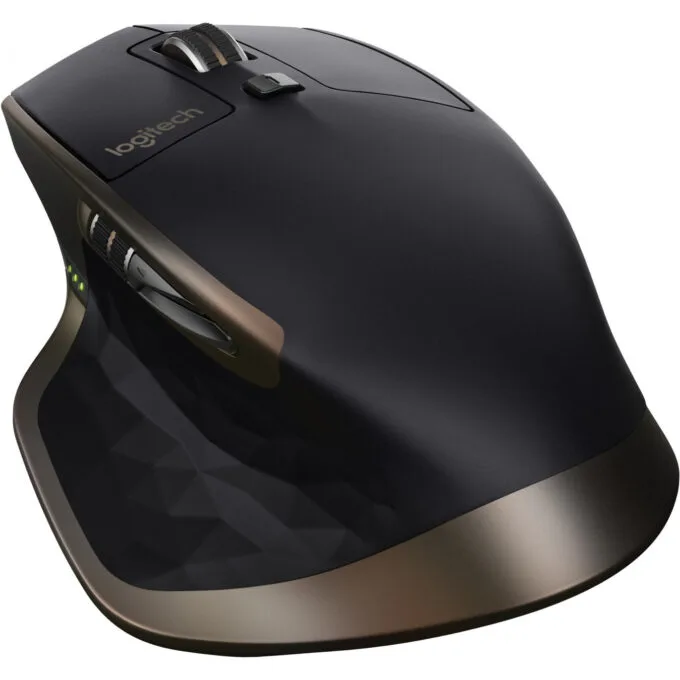 Logitech MX Master Wireless Mouse - Right-Hand Ergonomic - Black/Bronze, RF + Bluetooth, 1000 DPI — image 10
