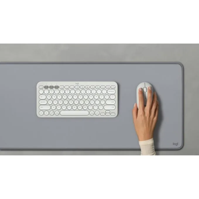 Logitech Pebble 2 Combo Set - 920-012204 - White Wireless German Layout — image 10