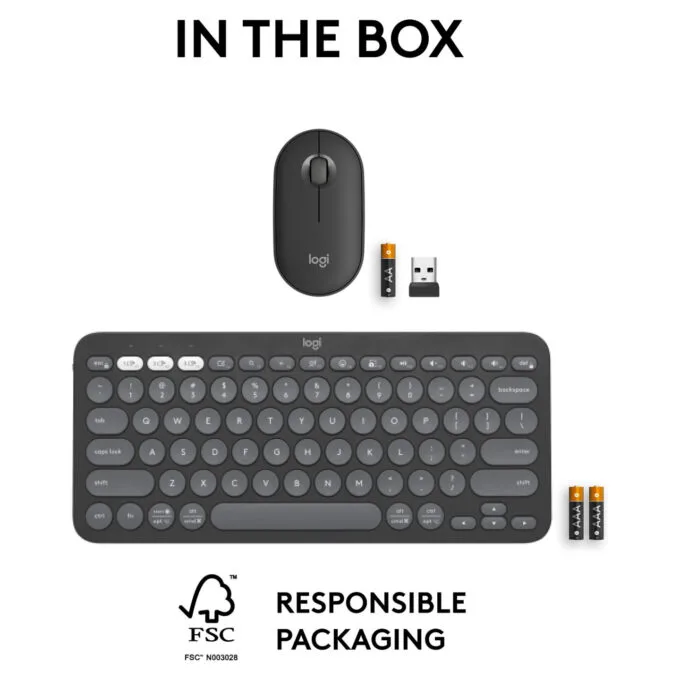 Logitech Pebble 2 Combo Tonal Graphite — image 10