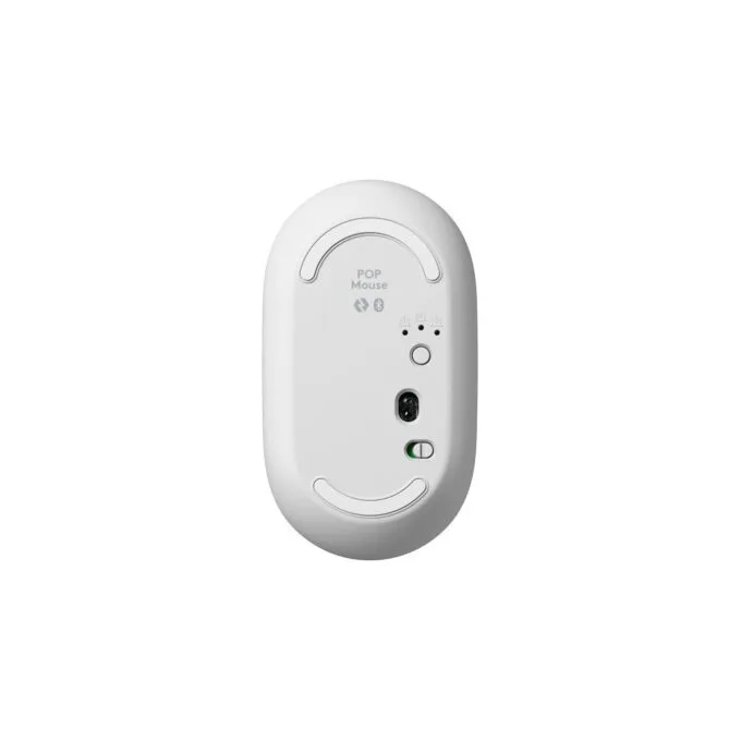 Logitech POP Icon Combo - Wireless Bluetooth Mini QWERTY Keyboard & Mouse - Off-White — image 4