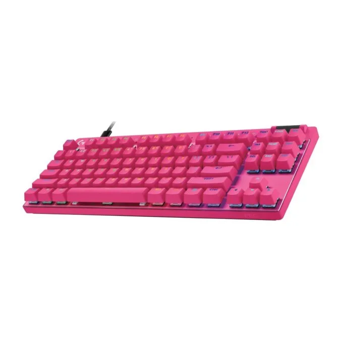 LOGITECH PRO X TKL RAPID - PRO X TKL RAPID - Magenta (US), QWERTY US International, Magnetic-mechanical switch, LED, Wired USB — image 3