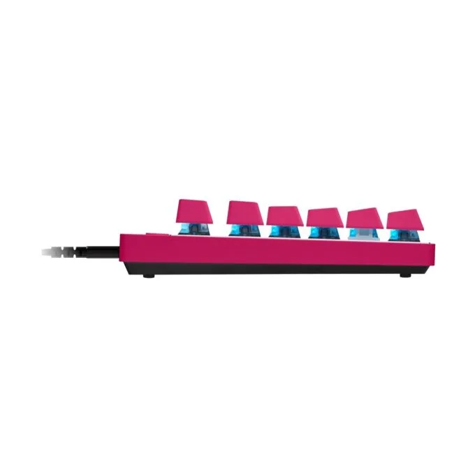 LOGITECH PRO X TKL RAPID - PRO X TKL RAPID - Magenta (US), QWERTY US International, Magnetic-mechanical switch, LED, Wired USB — image 5