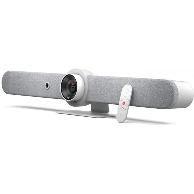 Logitech Rally Bar - 4K Ultra HD Conference Bar, 5x Optical Zoom, White — image 2