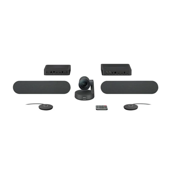 Logitech Rally Plus Kit - 960-001224 - 4K PTZ Conference Camera Kit, Black, 60 fps — image 1
