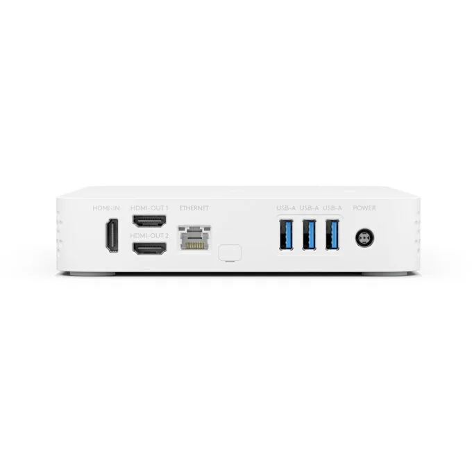 Logitech RoomMate - White - Video Conferencing Appliance, Wi-Fi & Ethernet, 3x HDMI, 3x USB-A — image 4