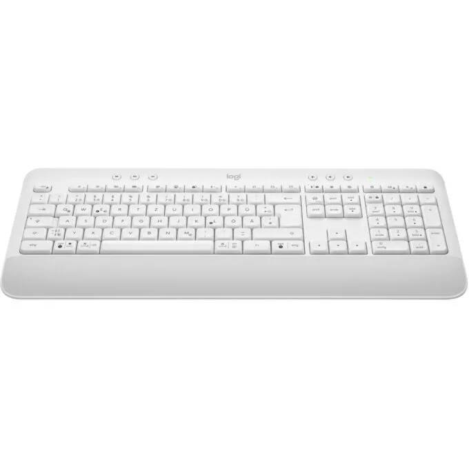 Logitech Signature K650 - Bluetooth 5.1 Full-Size QWERTZ German Membrane Keyboard, Off-White — image 1