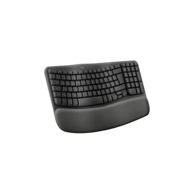 Logitech Wave Keys for Business - 920-012327 - Wireless Graphite, German QWERTZ, Bluetooth 5.1, 256KB Memory, Ergonomic — image 2