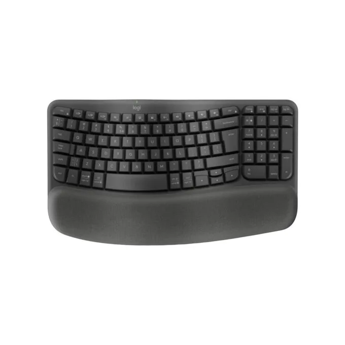 Logitech Wave Keys Keyboard - Graphite US International - Wireless 2.4 GHz/Bluetooth LE — image 4