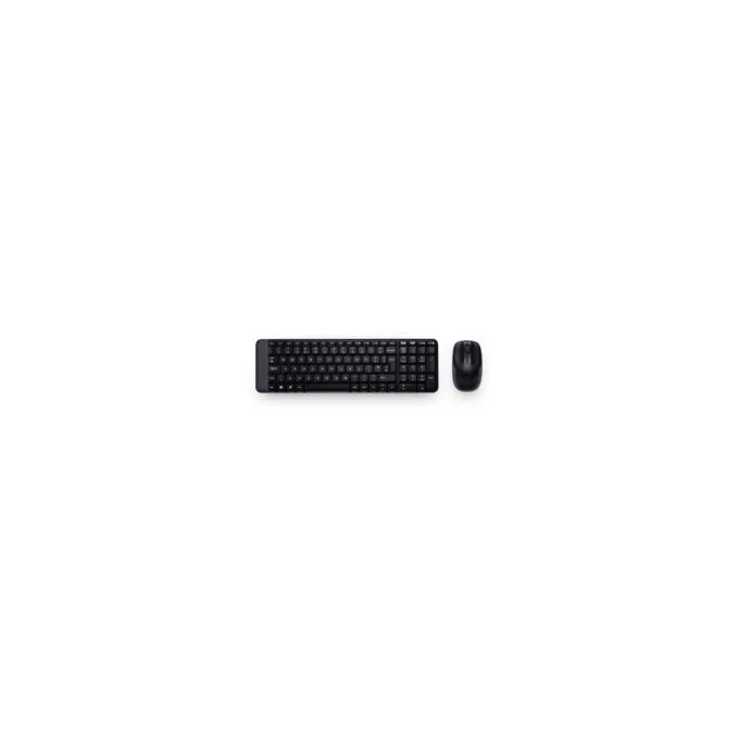 Logitech Wireless Combo MK220 - Black - Full-size (100%) Portuguese Keyboard, 2.4 GHz Wireless USB Receiver, Mouse Included — image 1