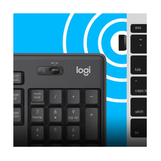 Logitech Wireless Combo MK295 - 920-009800 - Graphite Silent Keyboard & Mouse — image 5