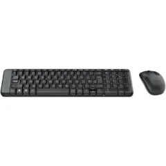 Logitech Wireless Desktop - MK220 - Full-size RF 2.4GHz Keyboard & Mouse, QWERTZ, Black