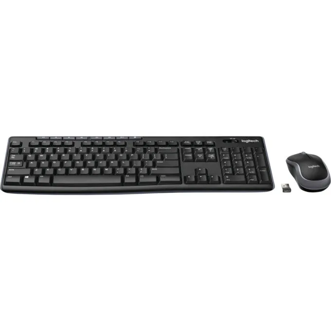 Logitech Wireless Desktop MK270 - Full-size Keyboard & Mouse Combo - Black — image 2