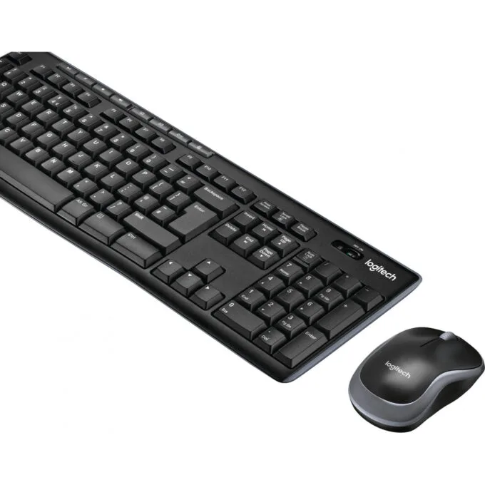 Logitech Wireless Desktop MK270 - Full-size Keyboard & Mouse Combo - Black — image 4