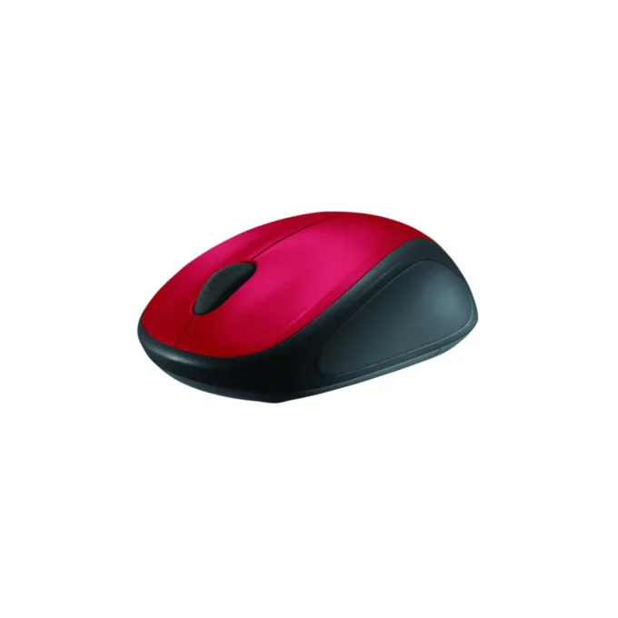 Logitech Wireless Mouse M235 - 910-002496 - Red, Ambidextrous, 2.4 GHz RF, 3-Button — image 2
