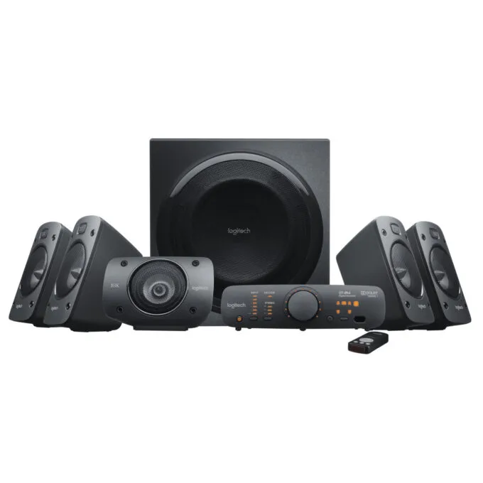 Logitech Z906 - 980-000468 - 5.1 THX Certified Powered Surround Speaker System, Black, 500W RMS — image 2