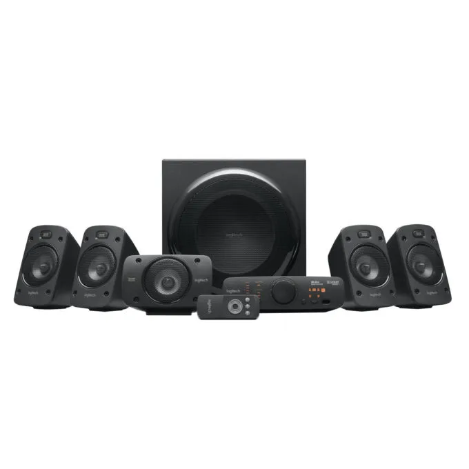 Logitech Z906 - 980-000468 - 5.1 THX Certified Powered Surround Speaker System, Black, 500W RMS — image 1