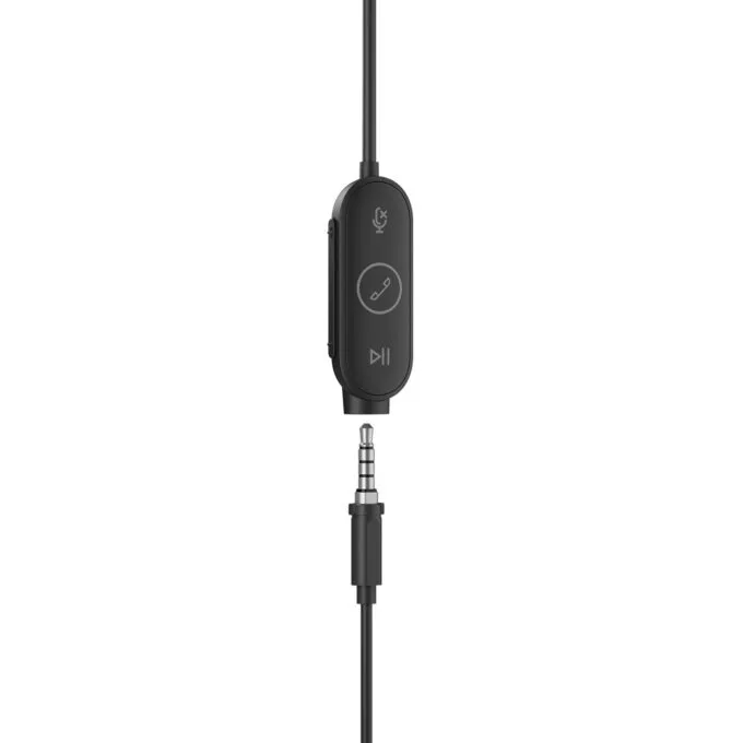 Logitech Zone Wired Earbuds UC - In-Ear Headset - 981-001013 — image 4