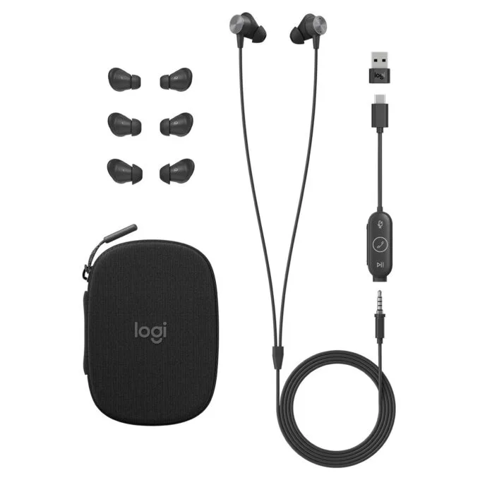 Logitech Zone Wired Earbuds UC - In-Ear Headset - 981-001013 — image 6