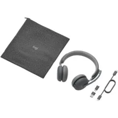 Logitech Zone Wireless 2 UC - A00174 - Graphite, 2.4 GHz wireless + Bluetooth UC headset