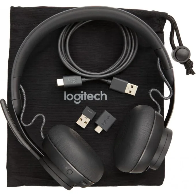 Logitech Zone Wireless MS USB-A Bluetooth Over-ear Headset - 981-000853 — image 7