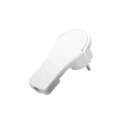 LPS228 POWER PLUG FOR SELF ASSEMBLING, CEE 7 7, FLAT WHITE, LOGILINK