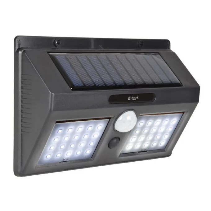 LYYT 40 LED Solar Security Light - 154.843UK - with Motion Sensor — image 1