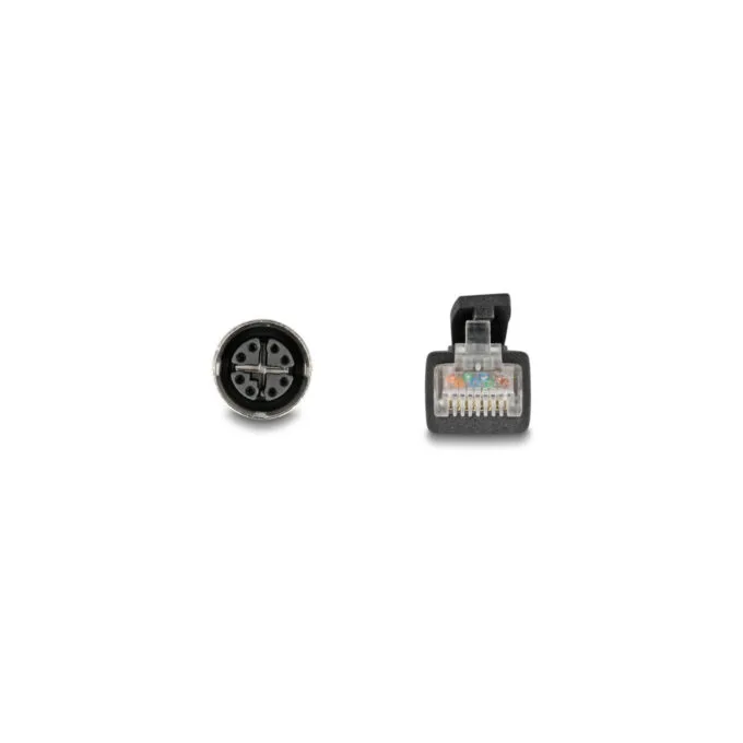 M12 cable X-coded 8 pin socket to RJ-45 plug, Cat.5e S FTP — image 3