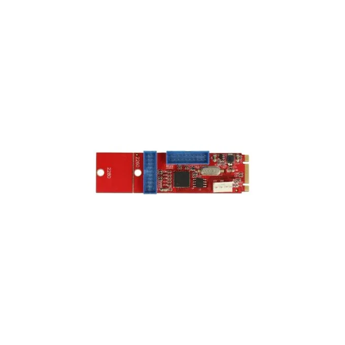 M.2 Key B+M connector to 2 x USB 3.0 header connector - Converter — image 2