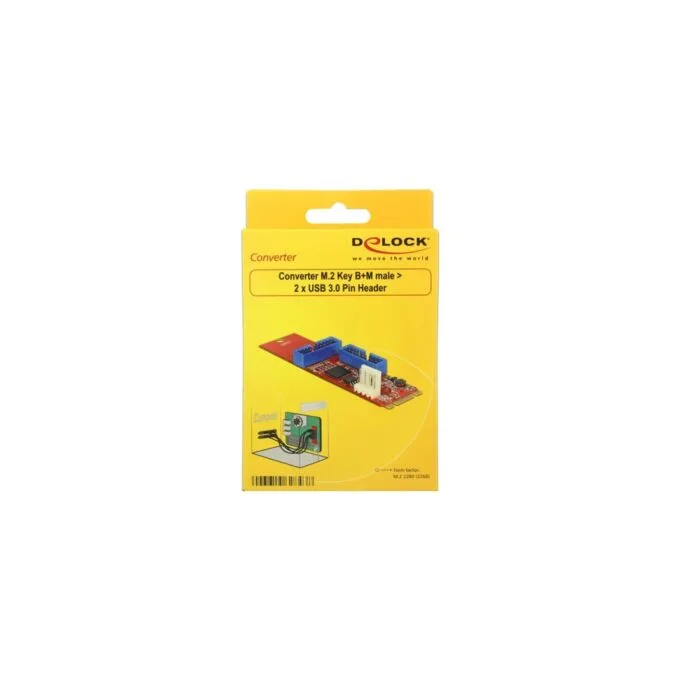 M.2 Key B+M connector to 2 x USB 3.0 header connector - Converter — image 5