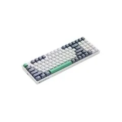 Machenike K500-B94 White Mechanical Gaming Keyboard 94 Red Switches