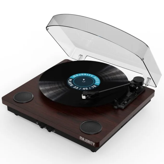 Majority MOTO Turntable - Audio-Technica Cartridge - Digital Record, Cut & BT — image 1
